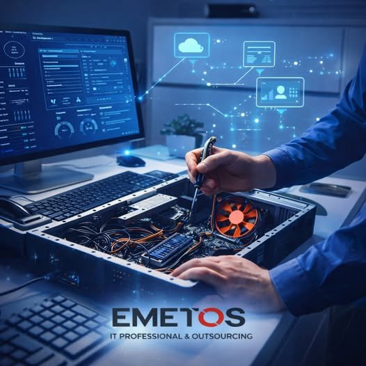 דרוש/ה טכנאי/ת מחשבים בלוד EMETOS אם אתם אוהבים לפתור תקלות, לעבוד עם אנשים ולא מפחדים מאתגר טכני יכול להיות שמצאנו את התפקיד הבא שלכם. מה חשוב לנו? 3+ שנות ניסיון כטכנאי/ת מחשבים ניסיון בפתרון תקלות חומרה, תוכנה וציוד קצה ניהול בActive dire