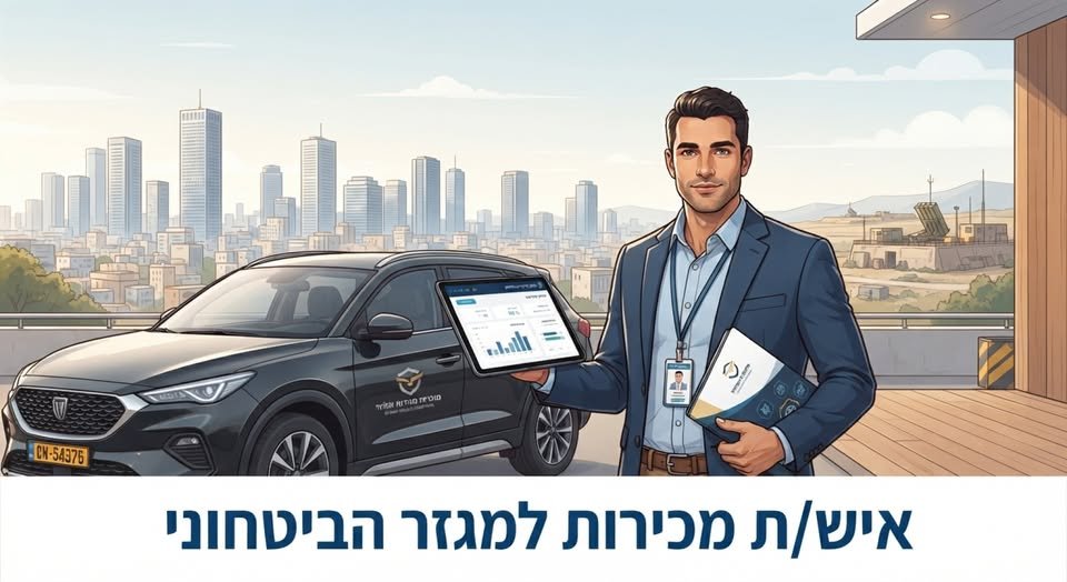 דרושים תפקיד שטח דינמי, מאתגר ומלא עניין בחברת פתרונות בטיחות מובילה – ההזדמנות הזו בדיוק בשבילכם! אנחנו מחפשים איש/ת מכירות למגזר הביטחוני מוכשר/ת ומנוסה להובלת הפעילות העסקית מול מערכות הביטחון, החירום והממשלה. מה מצפה לכם בתפקיד? ניהול ו בתל אביב
