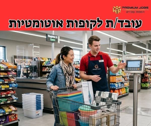 דרוש/ה מוכר/ת בחנות ברמלה
