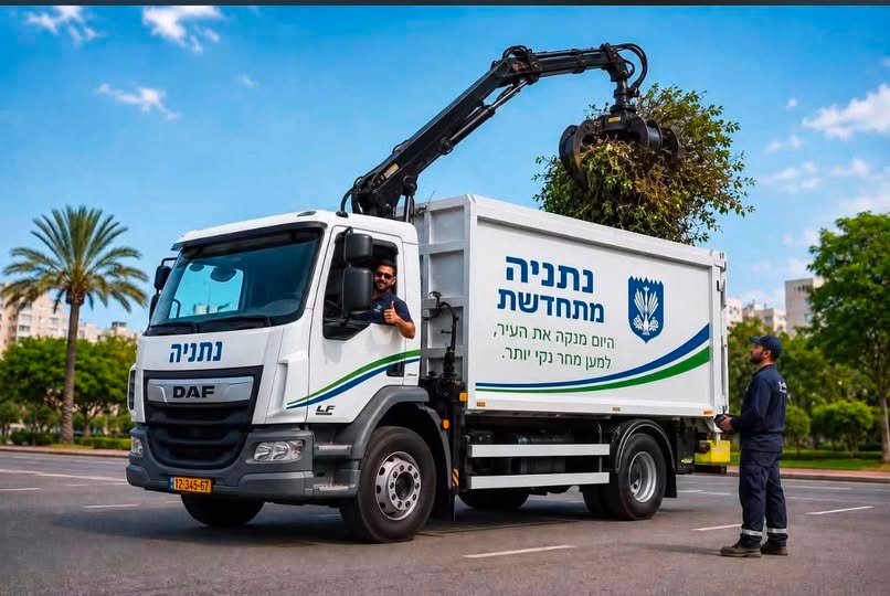 דרוש/ה נהג מפעיל מנוף 12 טון - נתניה והמשולש עד 8