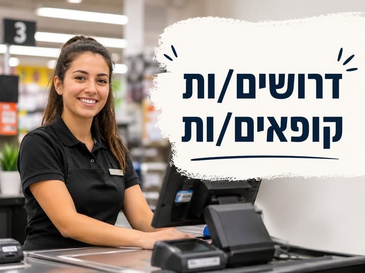 דרוש/ה מוכר/ת בחנות ועובד/ת סופר באילת