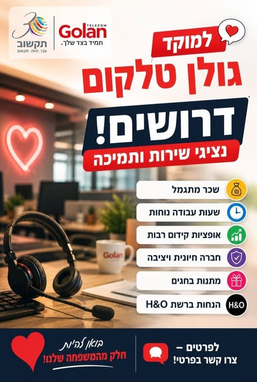דרוש/ה בלבד (לא מולי). ​ רוצים להגיש מועמדות? בירושלים
