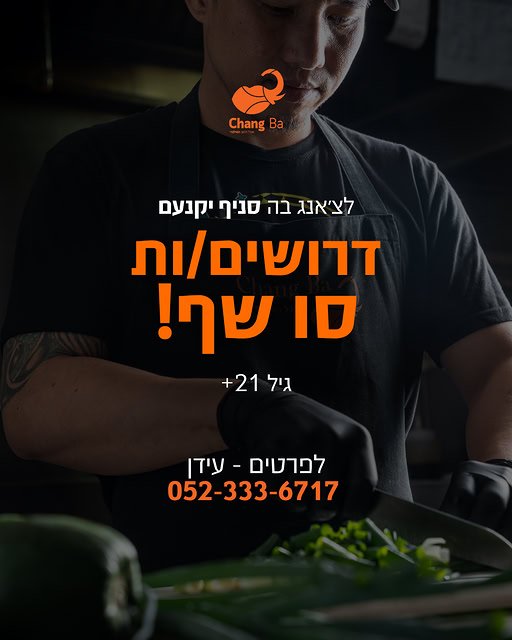 דרוש/ה עובד/ת מטבח, מנהל/ת מטבח וטבח/ית בחיפה