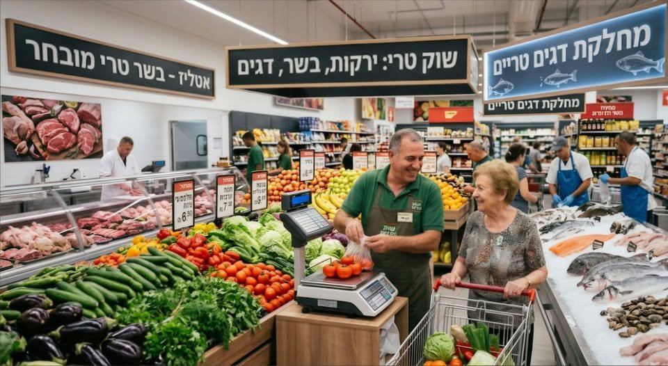 דרוש/ה אתכם לרשת מזון בפריסה ארצית דימונה - גיוס מידי קצב/ית עובדי מח' דגים עובדי מח' ירקות