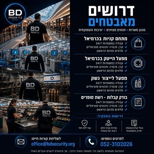 דרוש/ה מקום עבודה רציני עם צוות מקצועי ויחס אישי? זה הזמן להצטרף אלינו בחיפה