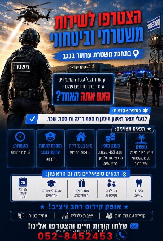 דרוש/ה שליח/ה בדרום