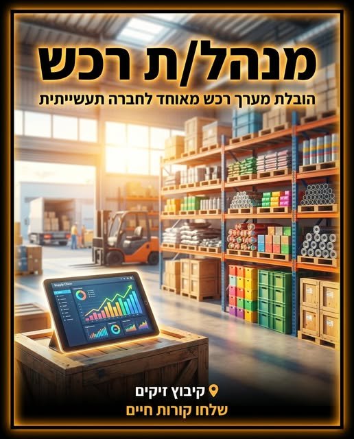 דרושים בדיוק אתכם להוביל מערך רכש משותף אחריות רחבה על רכש חומרים, רכיבי ייצור ולוגיסטיקה, ניהול ספקים ומשא ומתן, ותכנון רכש ומלאי בהתאם לצרכי הייצור והשוק - כשמאחורי הכל עומדת מטרה ברורה: איחוד ספקים, התייעלות ותהליכים חשובים לשני מותגים באשקלון