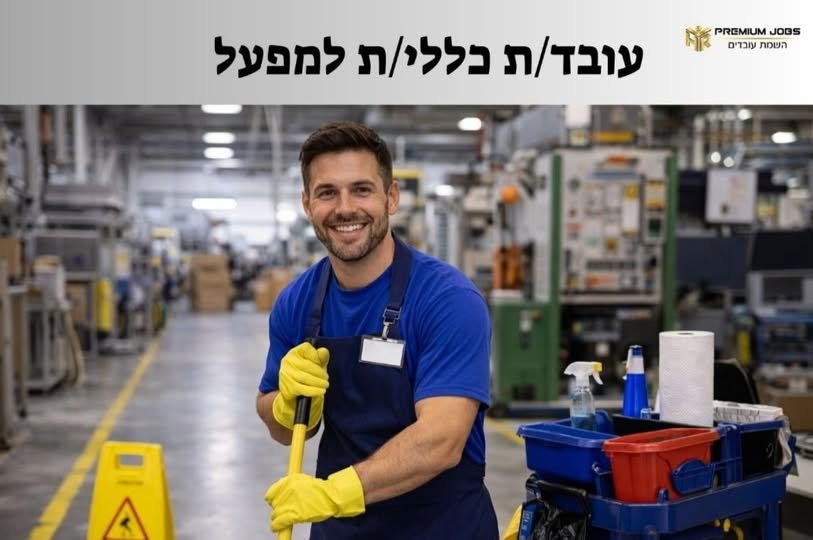 דרוש/ה עובד/ת פיזי בקדימה - צורן