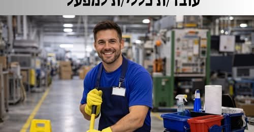 דרוש/ה עובד/ת כללי/ת בלוד
