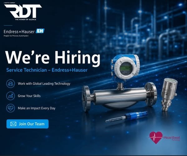 דרוש/ה טכנאי/ת שירות / מכשירן למחלקת המכשור התהליכי לעבודה עם פתרונות המדידה והבקרה המתקדמים של Endress+Hauser. אם יש לכם רקע טכני וניסיון במכשור ובקרה – נשמח להכיר! בפתח תקווה