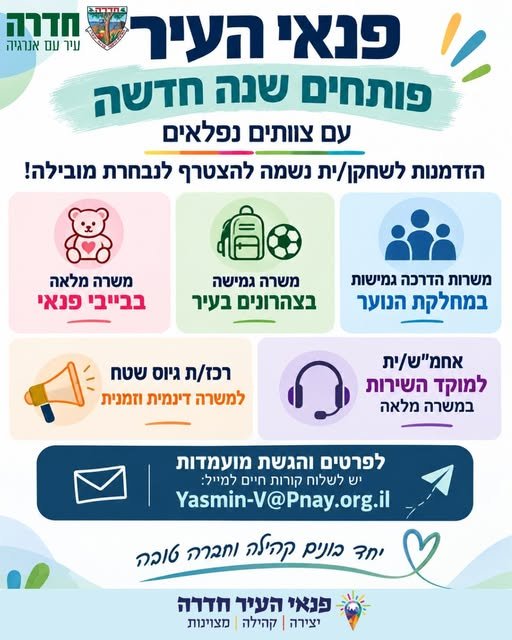 דרוש/ה נציג/ה פיננסית ורכז/ת שירות בחדרה
