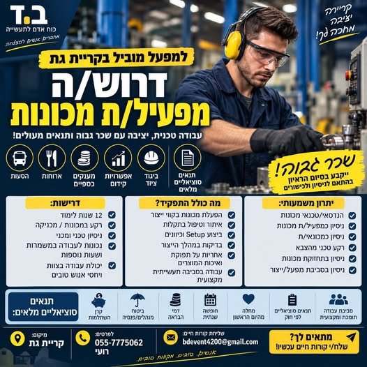 דרושים עובדים למפעל אריזה בשדרות וגילאי 21+ עבודה במשמרות יום ולילה עם התחלה מיידית!