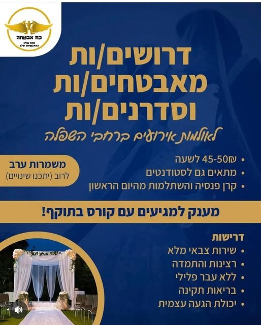 דרוש/ה לוחם/ת אבטחה בהרצליה