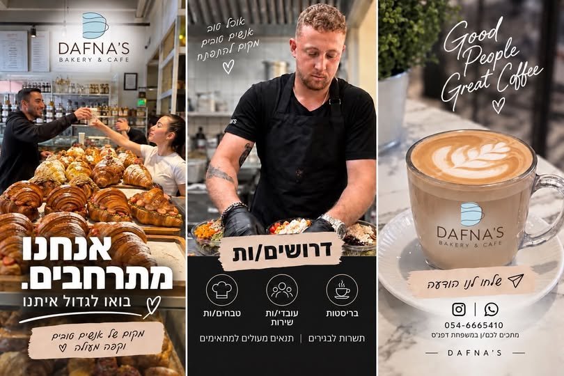 דרוש/ה אנשים טובים להצטרף לצוות שלנו ברחובות