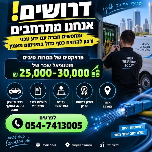 דרוש/ה חבר’ה רציניים במרכז