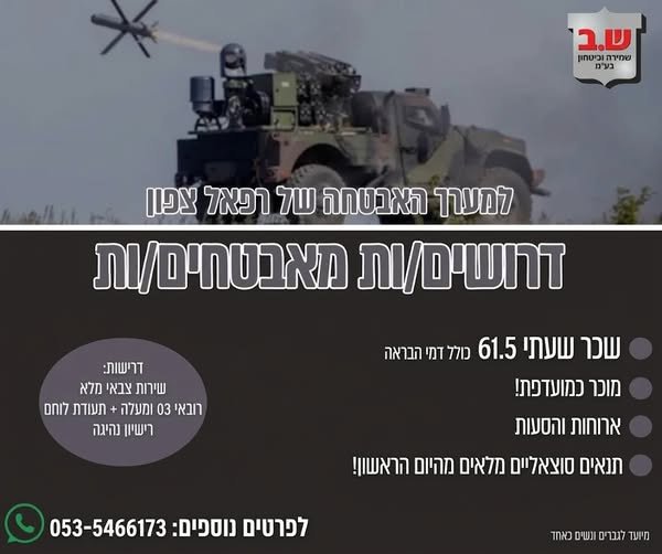 דרוש/ה עבודה שמרוויחים בה מכל הכיוונים בחיפה