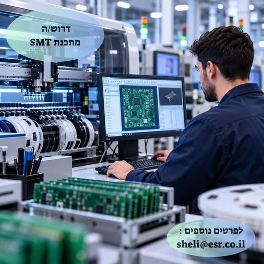 דרוש/ה מתכנת/ת SMT לחברה מובילה בתחום האלקטרוניקה הזדמנות להשתלב בתפקיד טכנולוגי ומקצועי בסביבת ייצור מתקדמת תכנות קווי SMT ברחובות