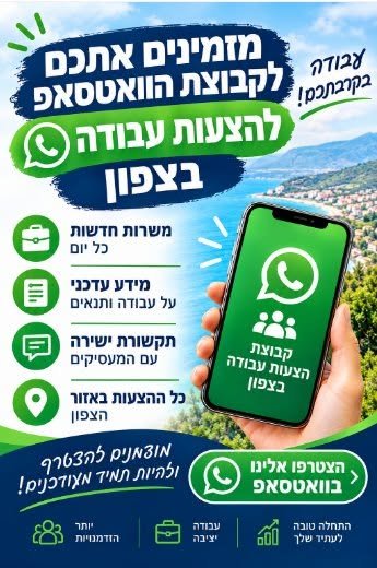דרוש/ה נציג/ה פיננסית בנהריה