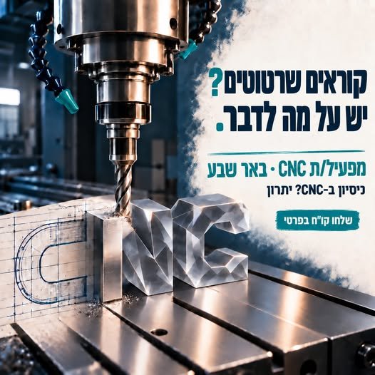 דרוש/ה מפעיל/ת CNC בבאר שבע באר שבע ועבודה במשמרותדרישות חובה: דרוש/ה מפעיל/ת CNC בבאר שבע באר שבע ועבודה במשמרותדרישות חובה:… עוד