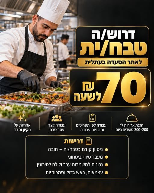 דרוש/ה את האתגר הבא בעתלית