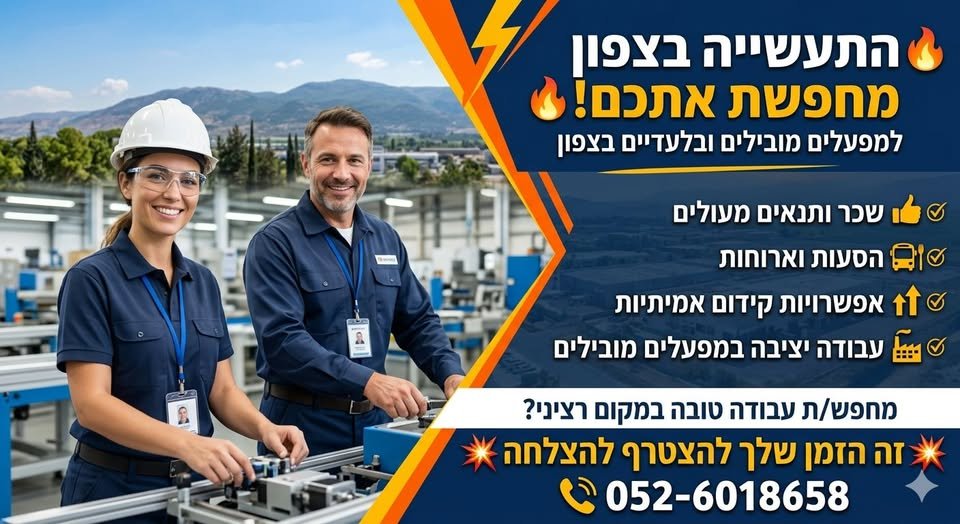 דרוש/ה נציג/ה פיננסית ורכז/ת שירות בכרמיאל