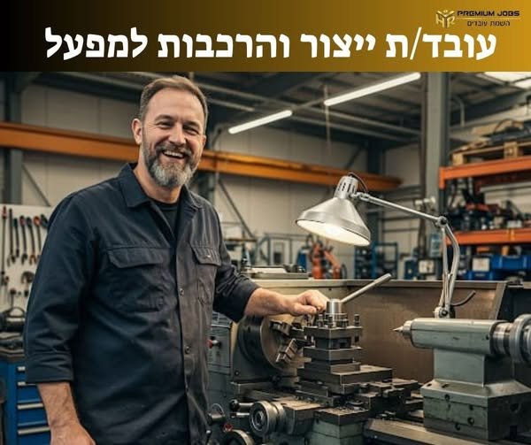 דרוש/ה עובד/ת יצור בחולון