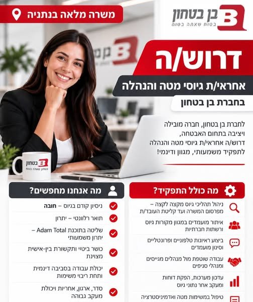 דרוש/ה לוחם/ת אבטחה בחדרה