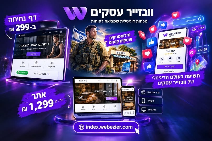 דרוש/ה עסק או שירות קרוב אליכם בחדרה