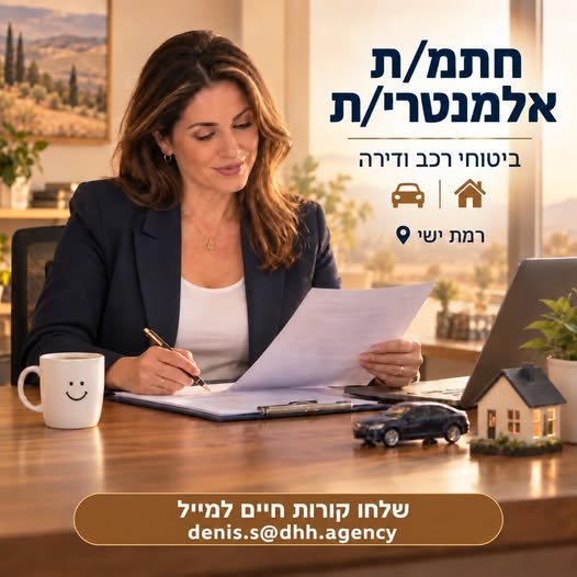 דרוש/ה חתמ/ת אלמנטרי/ת לצוות מקצועי ומגובש ברמת ישי