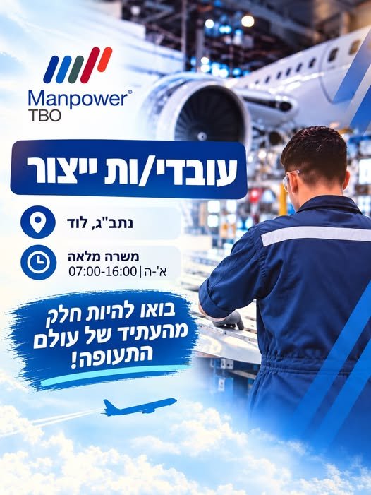 דרוש/ה עובדי/ות ייצור עם גישה טכנית כמו הרכבות או תיקונים, ורצון ללמוד מקצוע מבוקש בלוד