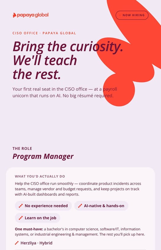 דרוש/ה Program Manager בכל הארץ