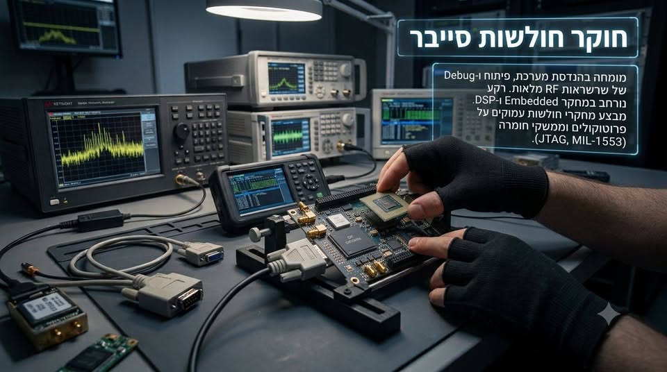 דרושים מועמד שמבין חומרה ו - RF מקצה לקצה, אבל חי ונושם סייבר ומחקר התקפי? ​בדרך כלל מדובר בשני פרופילים שונים לחלוטין – מומחי החומרה שפחות נוגעים בעולמות התוכנה והתקפות הסייבר, ולהפך. יצא לי לפגוש מועמד בבלעדיות שמביא בדיוק את השילוב הנדיר ה בכל הארץ
