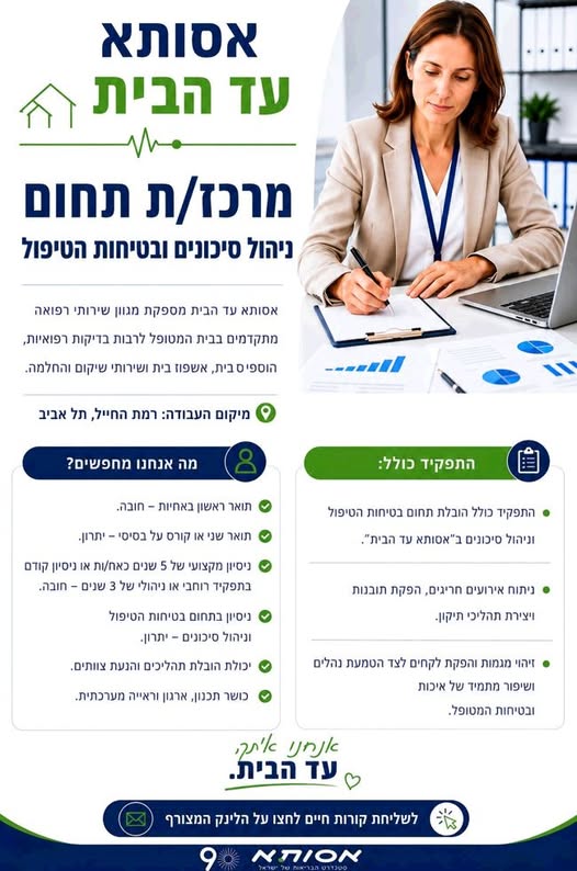 דרוש עובד/ת בתחום אחיות במרכז